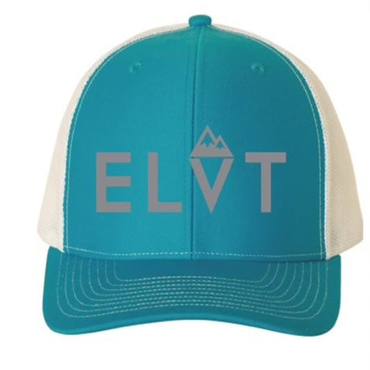 Men's Classic Mesh Trucker Hat, Cyan Blue