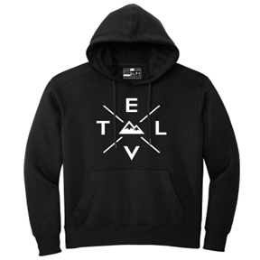 Men's Directional Fleece Hoodie Jet Black