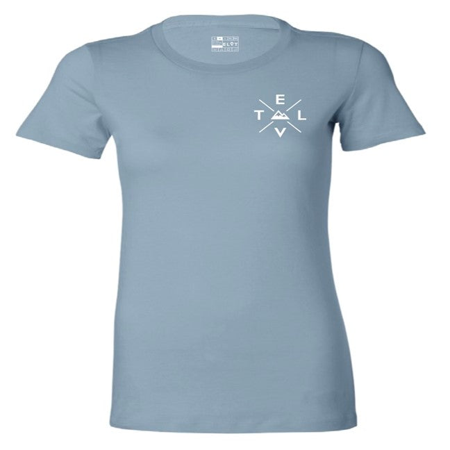 Women's Directional Tee Baby Blue